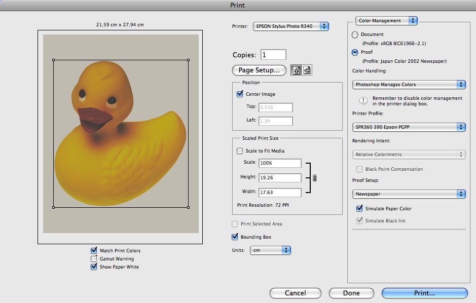Ps: hard proof (prova colore su carta) | colore digitale blog